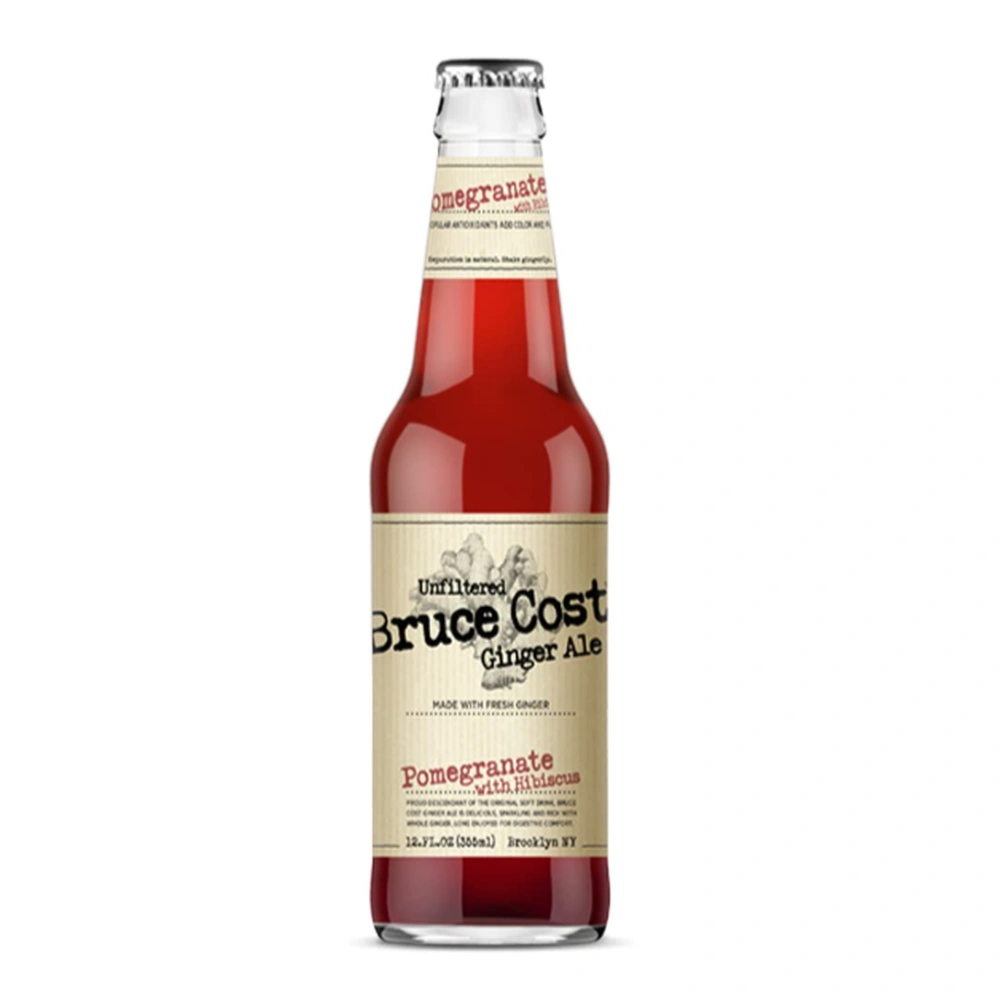 Bruce Cost Bruce Pomegranate Gngr Ale, 10 oz, 24 ct Case