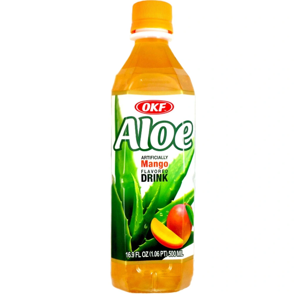 Okf Aloe Drink Mango, 16 oz, 20 ct Case