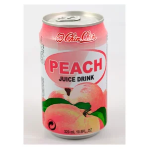 Chinchin Peach Drink, 12 oz, 24 ct Case
