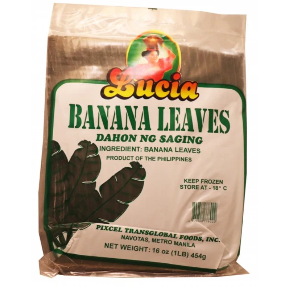 Lucia Frozen Banana Leaves, 16 oz, 25 ct Case