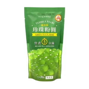 Wu Fu Yuan Green Tea Tapioca Pearl, 250 g, 36 ct Case