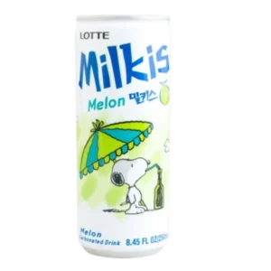 Lotte Milkis Melon Drink, 8.45 oz, 5/6 ct Case