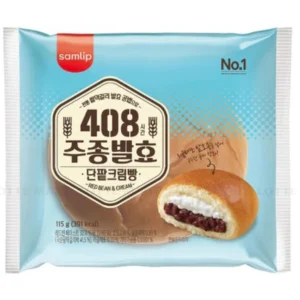 Samlip Cream Red Bean Bread, 3.7 oz, 36 ct Case