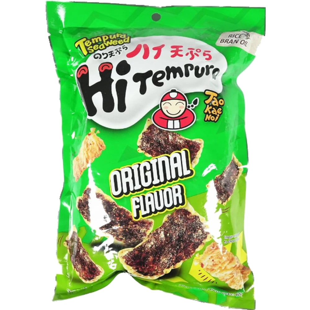 Taokaenoi Tkn Tempura Seaweed Original, 40 g, 48 ct Case