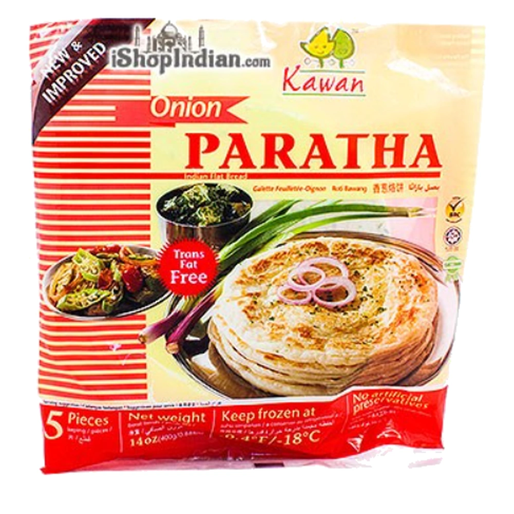 Kwan Frozen Puff Paratha Onion, 14 oz, 24 ct Case