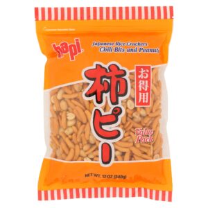 Hapi Kaki Pea Chili Bits with Peanuts, 12 oz