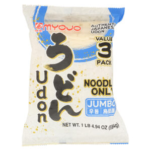 Myojo Jumbo Udon Noodles Only 3 Pack, 20.94 oz